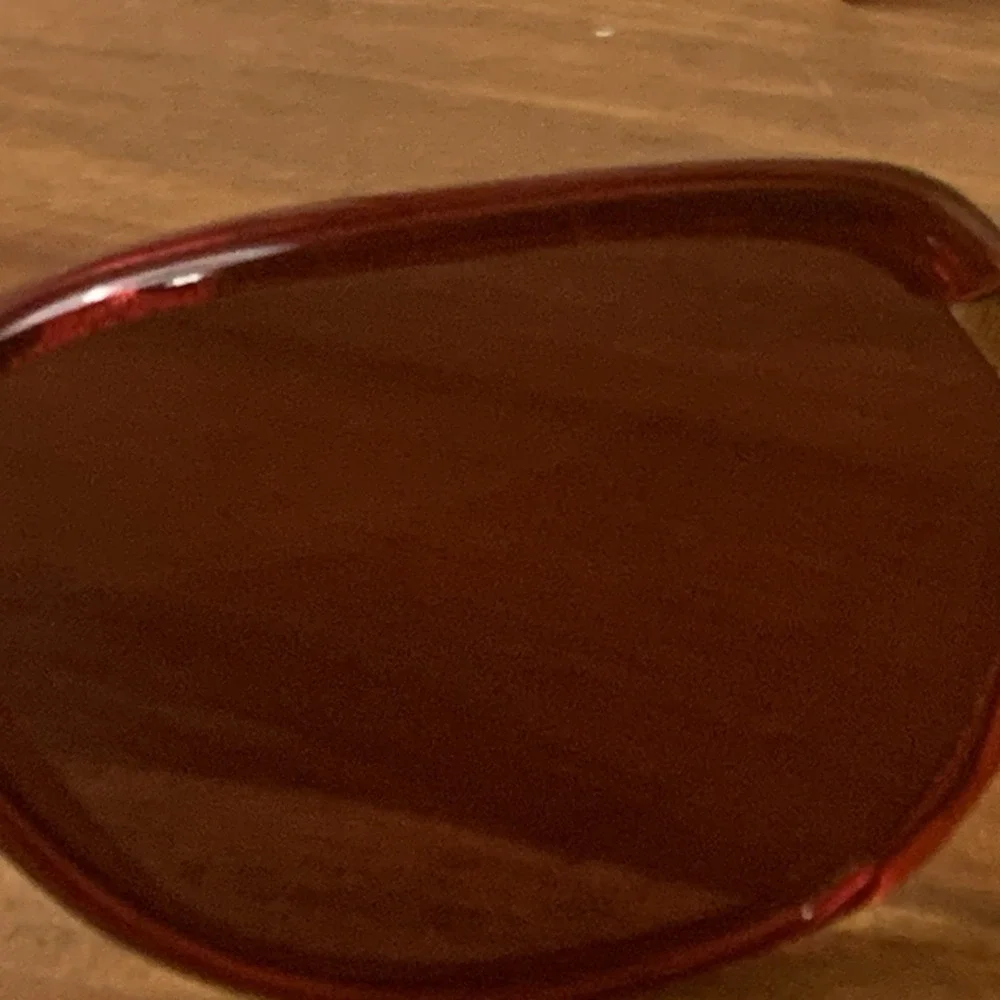 Vintage Woman's Tura MOD 344 Red & Gold 1980's Eyeglasses Frames Only Japan